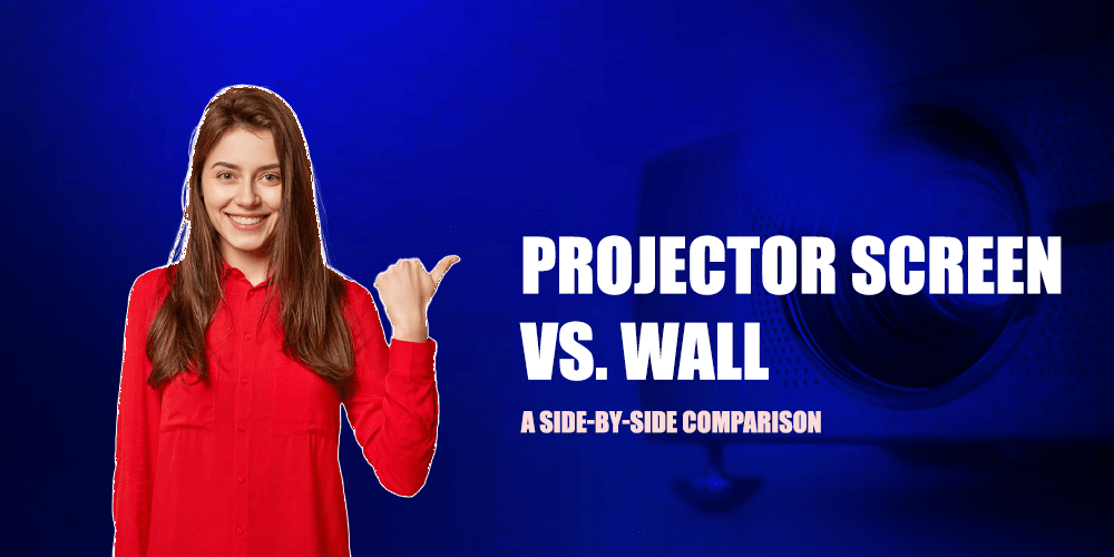 projector screen vs wall